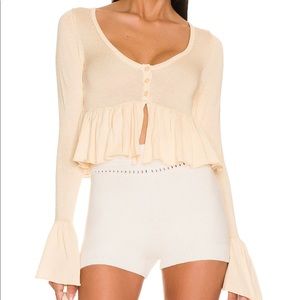 LPA long sleeve crop top